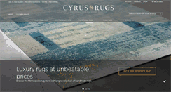 Desktop Screenshot of cyrusrugs.com